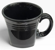 Fiesta - Black Retired Square Mug Homer Laughlin Ceramic Coffee Cup Drink