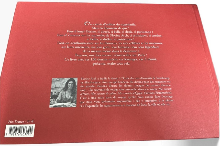 Hard Cover Art Book Signed by Artist 'Florine Chez Les Parisiens' Florine Asch