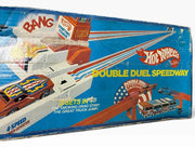 Hot Wheels Redline Double Duel Speedway Track Set Missing Cars and Tower