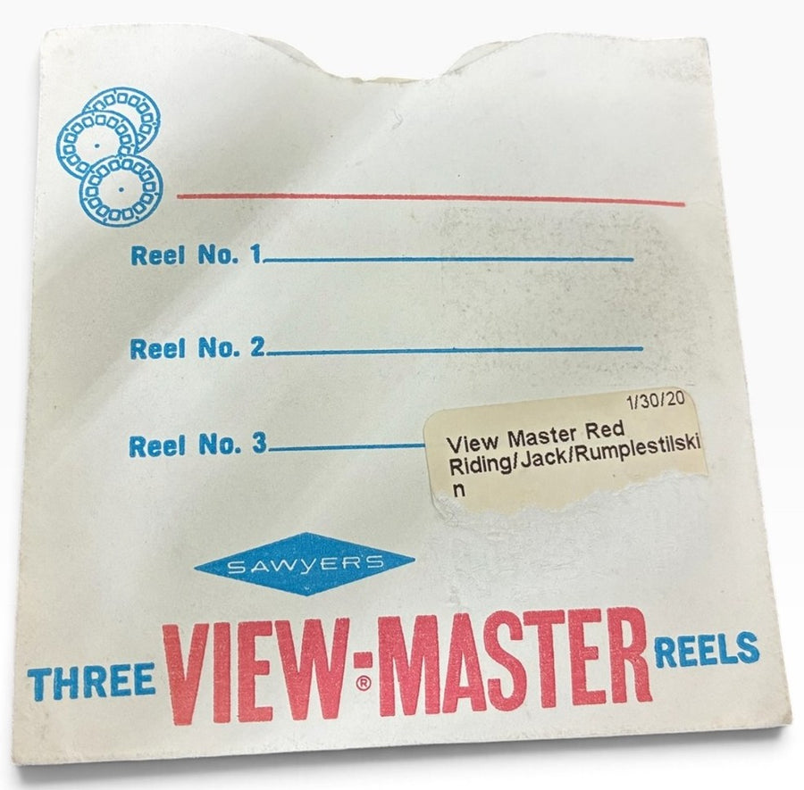 Vintage Made 1951-1959 Fairy Tales Pack View Master Reel Set Three Pack of Reels