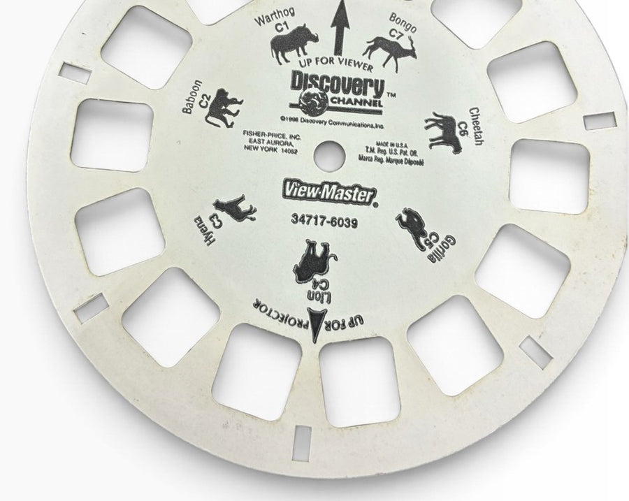 Vintage View Master Reel 3 Pack of Reels Discovery Channel Animals Pack of Three