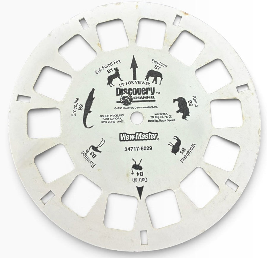 Vintage View Master Reel 3 Pack of Reels Discovery Channel Animals Pack of Three