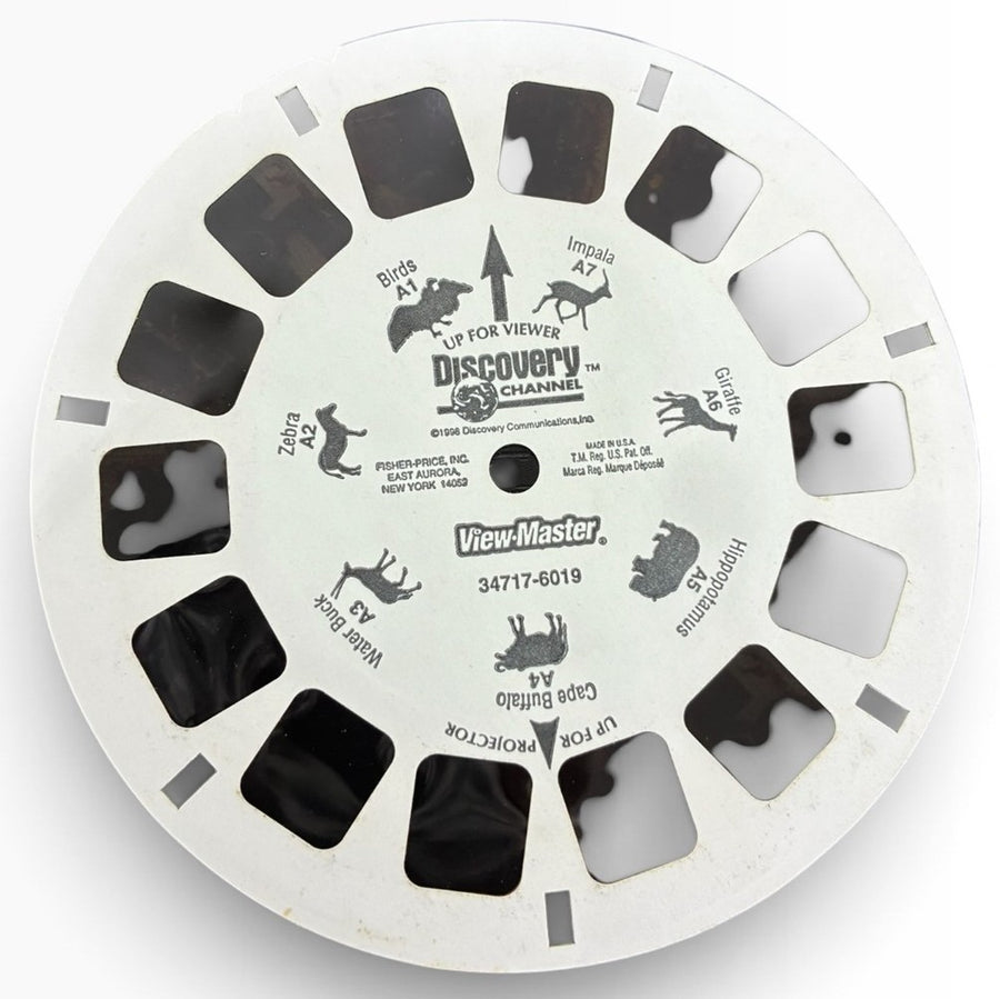Vintage View Master Reel 3 Pack of Reels Discovery Channel Animals Pack of Three
