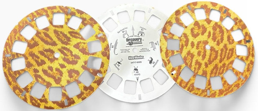 Vintage View Master Reel 3 Pack of Reels Discovery Channel Animals Pack of Three