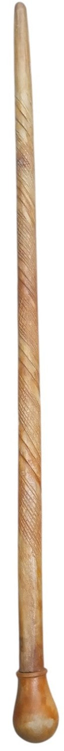 Walking Stick Wooden Hand Carved Likely 1960s Vintage Collectible Nostalgic