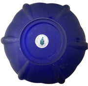 Partylite Indigo Blossom Glass Candle Holder Likely 1990s Retro Decorative