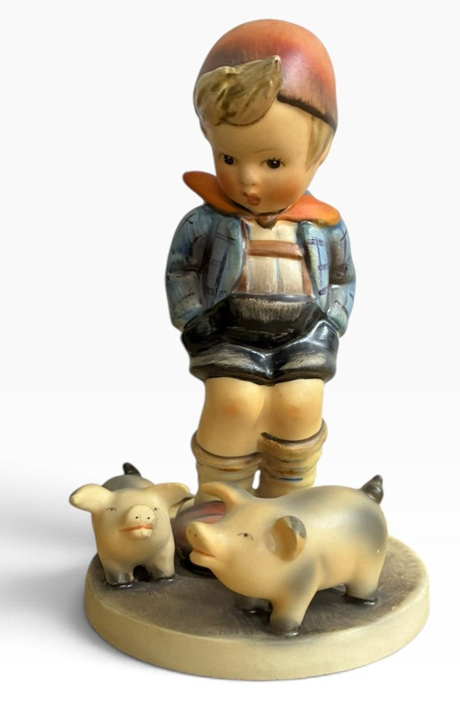 Rare Goebel Hummel Farm Boy #66 TMK1 Made From 1946-1948 Vintage Made In Germany