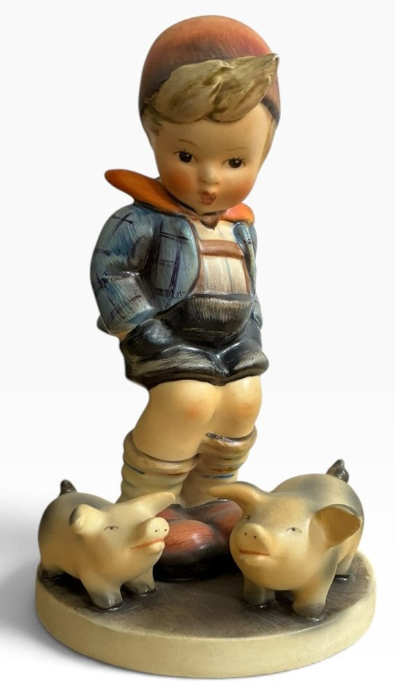 Rare Goebel Hummel Farm Boy #66 TMK1 Made From 1946-1948 Vintage Made In Germany