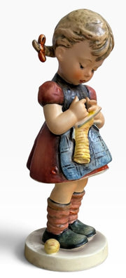 Vintage Goebel Hummel #255 Hummel A Stitch in Time Girl Hummel Made in 1968