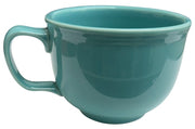 Fiesta - Turquoise Blue Jumbo Mug Homer Laughlin Ceramic Coffee Mug Drinkware HLC