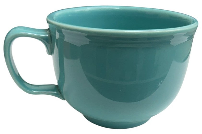 Fiesta - Turquoise Blue Jumbo Mug Homer Laughlin Ceramic Coffee Mug Drinkware HLC