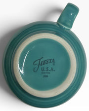 Fiesta - Turquoise Blue Jumbo Mug Homer Laughlin Ceramic Coffee Mug Drinkware HLC