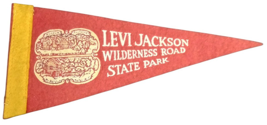 Levi Jackson State Park Mini Pennant Likely 1950s Vintage Collectible Souvenir