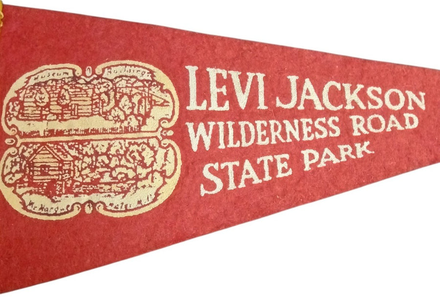 Levi Jackson State Park Mini Pennant Likely 1950s Vintage Collectible Souvenir