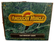 Ertl American Muscle 1949 Mercury Coupe W/Original Box 1990s Vintage Collectible