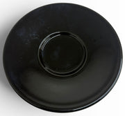 Homer Laughlin China Co. Black Jumbo Saucer HLC Ceramic Retired Fiesta Go-Along