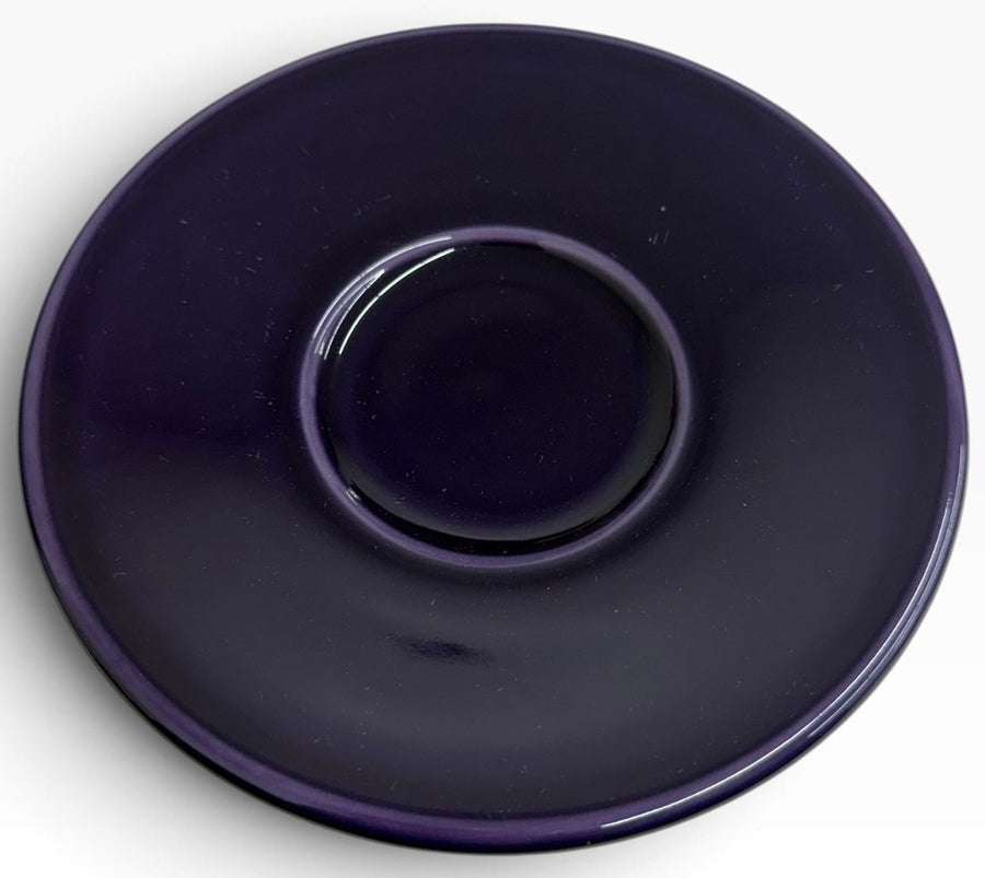 Homer Laughlin China Co. Plum Purple Jumbo Saucer HLC Ceramic Retired Fiesta Go-Along