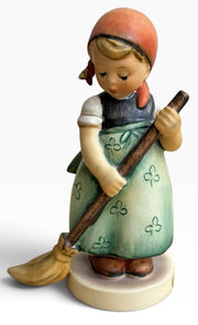 Goebel Hummel Vintage Hummel Number 171 Little Sweeper Girl Hummel Likely TMK1