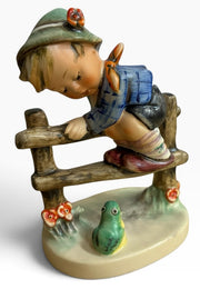 Hummel Vintage Goebel Hummel Entitled 'Retreat To Safety' Boy on Fence #201