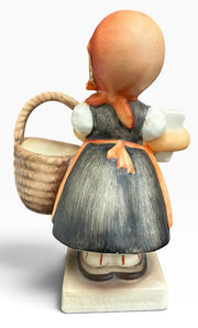 Vintage Hummel Meditation Hummel Number 13/0 Girl With Love Letter and Basket