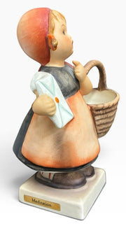 Vintage Hummel Meditation Hummel Number 13/0 Girl With Love Letter and Basket