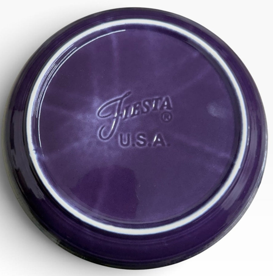 Fiesta - Mulberry Purple Coupe Luncheon Bowl Homer Laughlin HLC Ceramic Dish