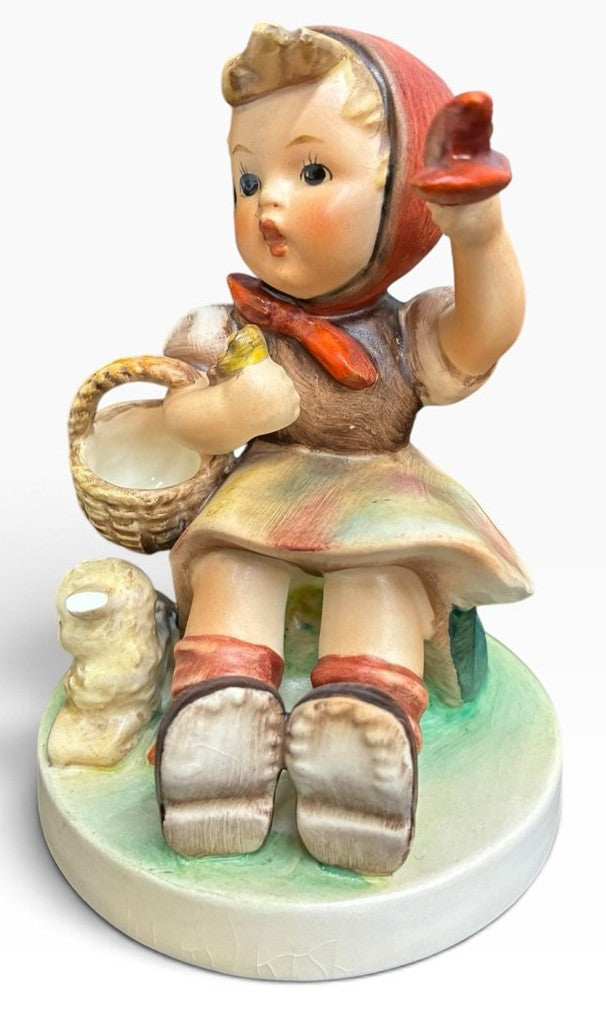 Goebel Hummel Vintage Hummel Number 65 TMK 4 Hummel 'Farewell' Girl with Lamb