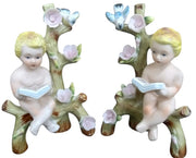 Cherub Figurines Set Of 2 Made In Japan Likely 1960s Vintage Collectible