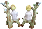 Cherub Figurines Set Of 2 Made In Japan Likely 1960s Vintage Collectible