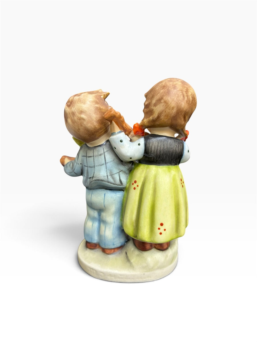 Goebel Hummel Number 150 Hummel 'Happy Days' TMK3 Brother & Sister Playing Music
