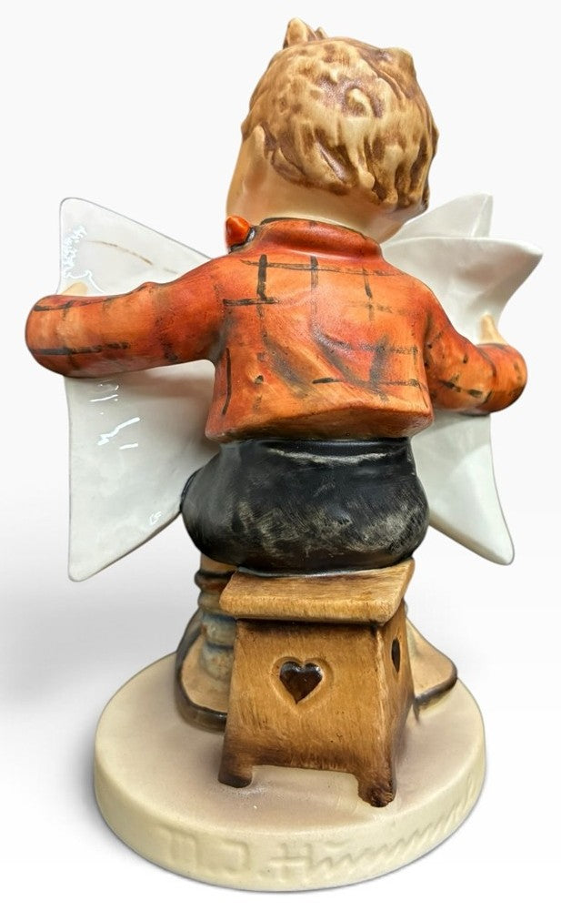 Goebel Hummel Number 184 Hummel TMK Made In Germany 'Latest News' Boy with Paper