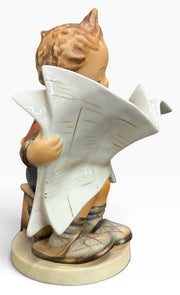 Goebel Hummel Number 184 Hummel TMK Made In Germany 'Latest News' Boy with Paper