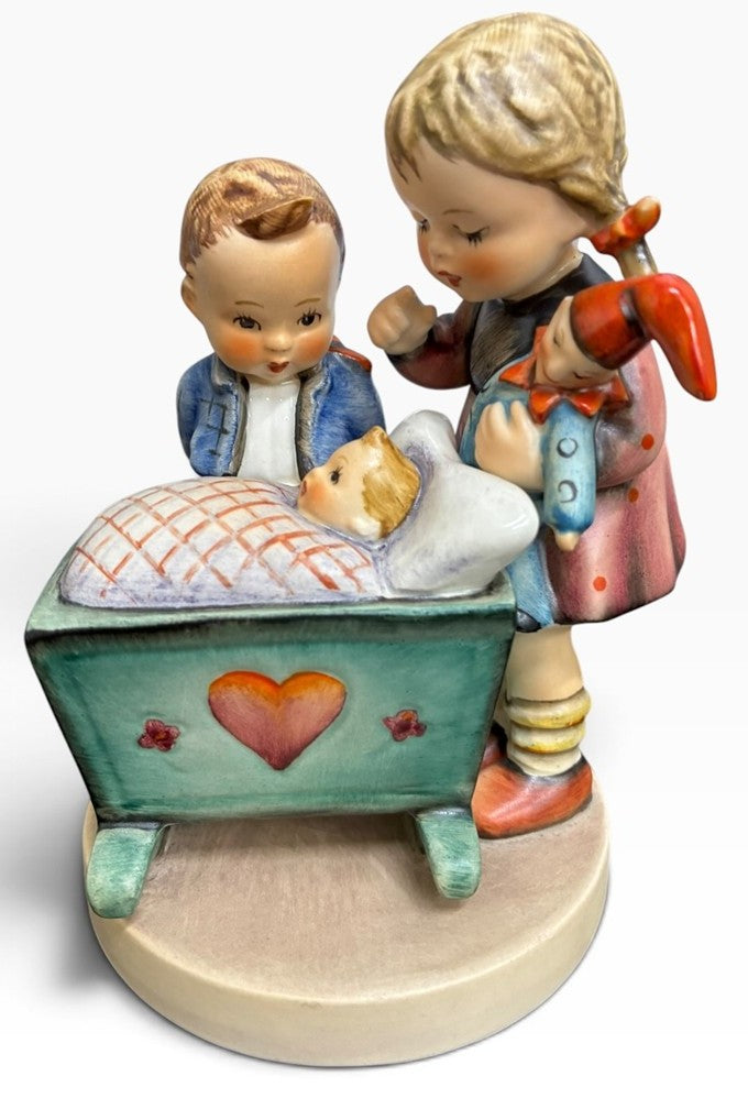 Goebel Hummel 'Blessed Event' TMK3 Hummel Number 333 Siblings with Newborn