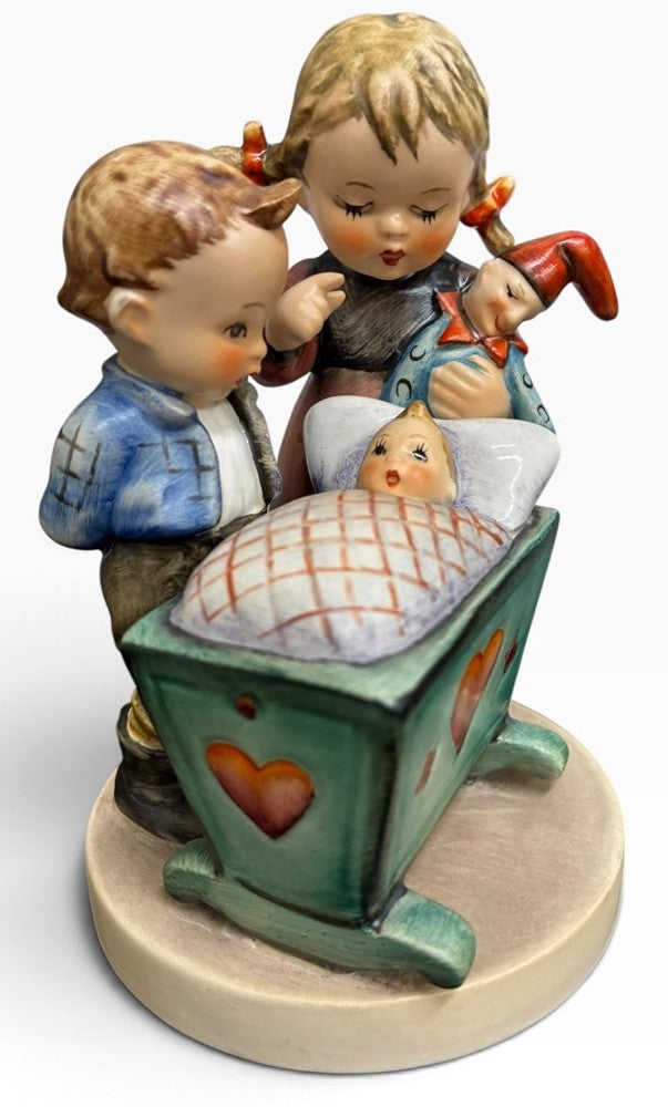 Goebel Hummel 'Blessed Event' TMK3 Hummel Number 333 Siblings with Newborn