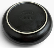 Fiesta - Foundry Black Coupe Luncheon Bowl Homer Laughlin HLC Ceramic Dish