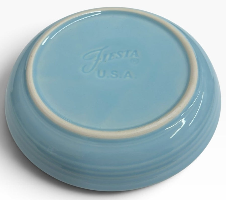 Fiesta - Sky Blue Coupe Luncheon Bowl Homer Laughlin HLC Ceramic Dish