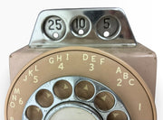Automatic Electric Company 3 Slot Rotary Payphone Pink Midcentury Working Rotary