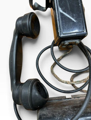 Antique Rotary Phone Likely From 1930's Western Electric 201 C Mount On Wood