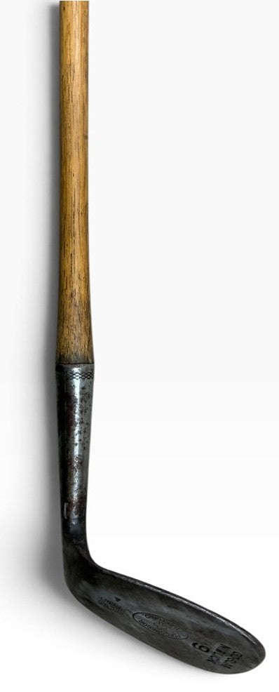 Antique MacGregor Dayton O Hickory Wood Go-Sum Niblick 9 Iron Golf Club Vintage