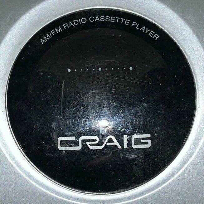 Vintage Craig Portable AM/FM Radio with Loading Cassette Player Model CPC-43405