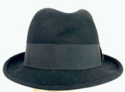 Fedora Hat 7 1/4" Unisex Newport Felt Wool with bow