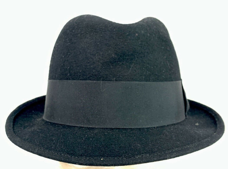 Fedora Hat 7 1/4" Unisex Newport Felt Wool with bow