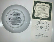 Marilyn The Gold Collection Sultry Yet Regal Collectors Plate Plate No. 6032 D