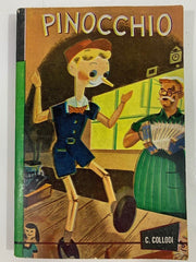 Vintage Copyright 1939 Pinocchio Book Paperback By C. Collodi