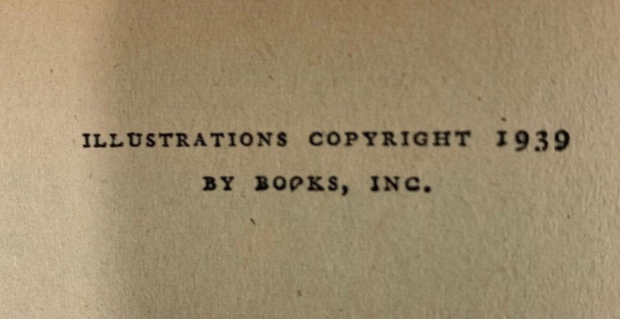 Vintage Copyright 1939 Pinocchio Book Paperback By C. Collodi