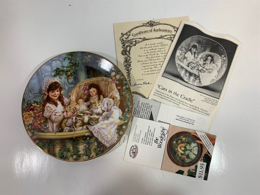 Reco International Plate Sandra Kuck Cats in the Cradle 3450C