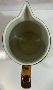 Vintage Metallic Gold Hall 1247 Water Pitcher Made in USA