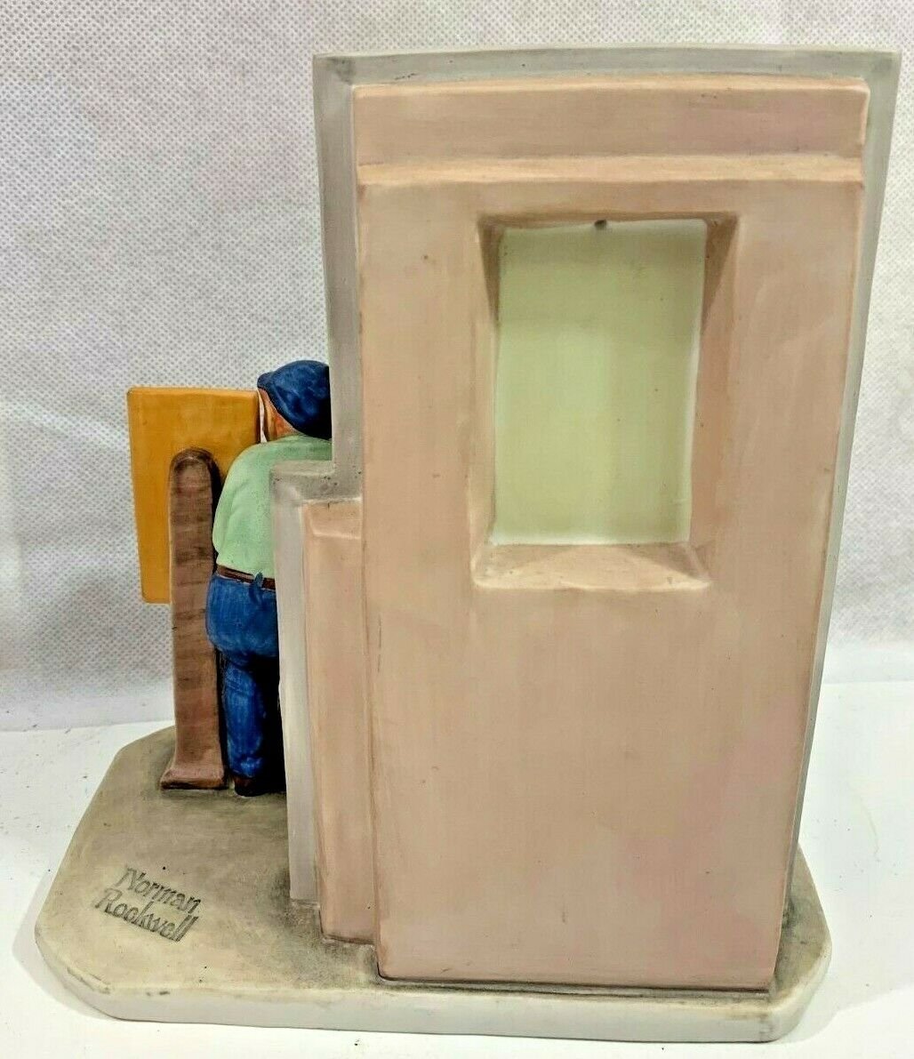 Vintage Norman Rockwell Four Seasons 1960 Spring Closed For Business USA