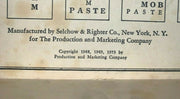 Vintage 1953 Selchow and Righter Scrabble Board Game