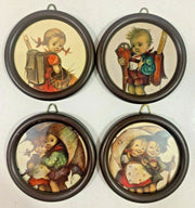 Vintage M. J. Hummel Miniature Set 4 Pictures Made W. Germany Ars Edition